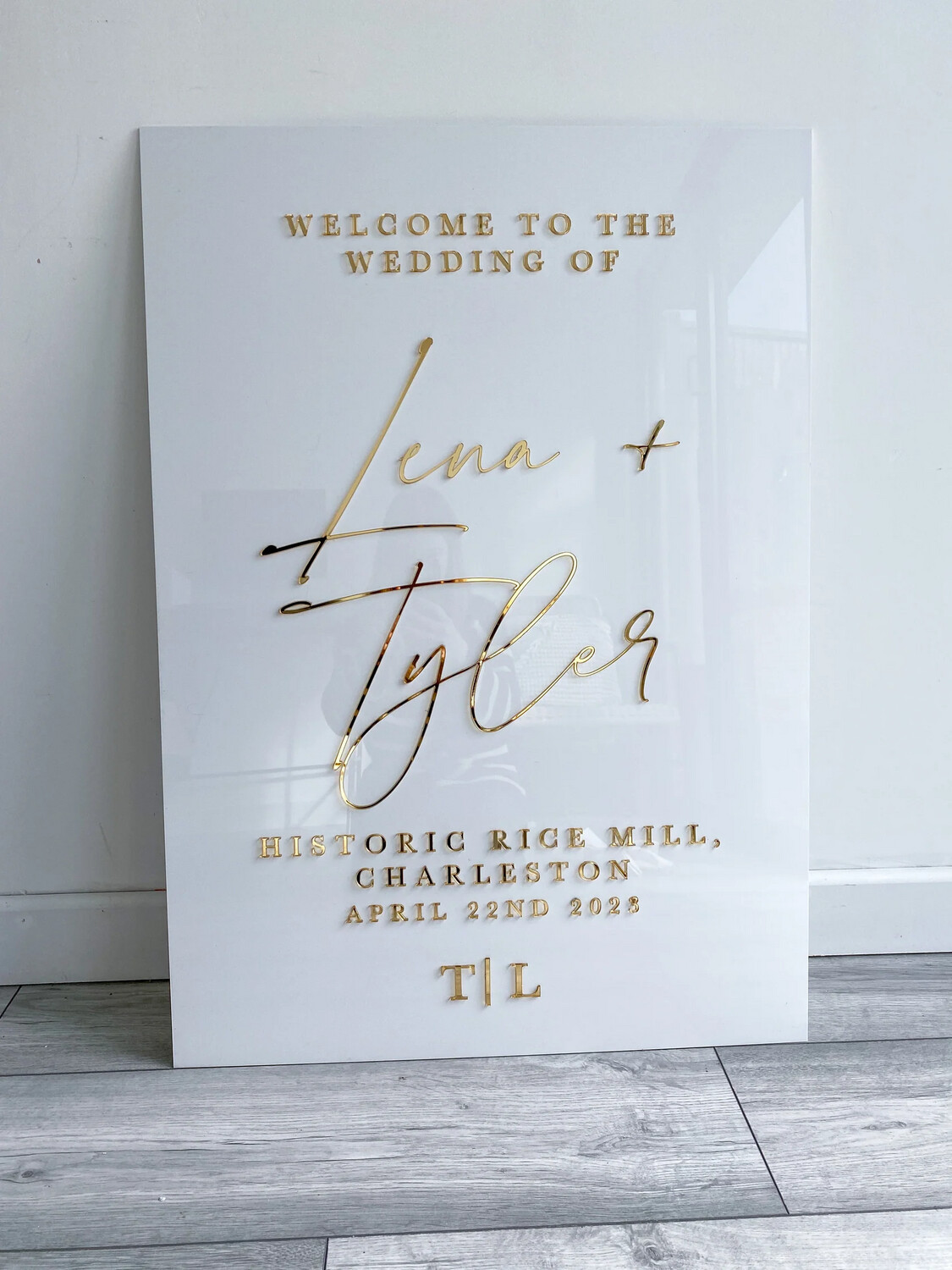 WEDDING WELCOME SIGN | PORTRAIT