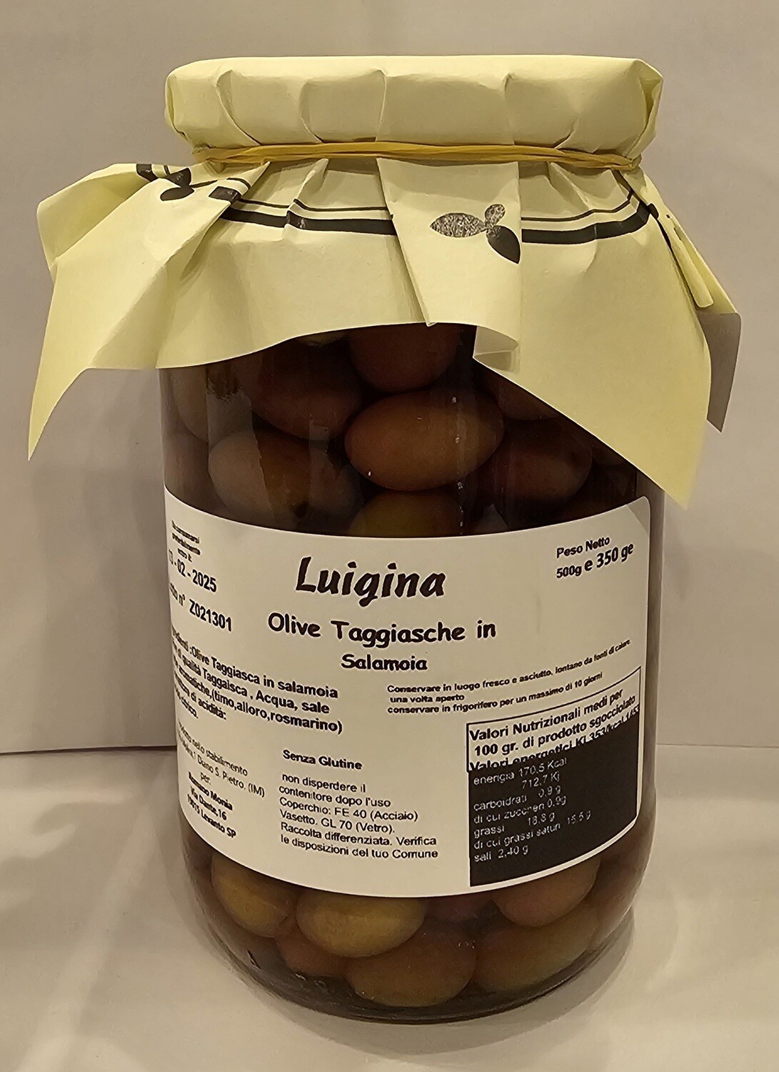 Olive Taggiasche gr. 500/350