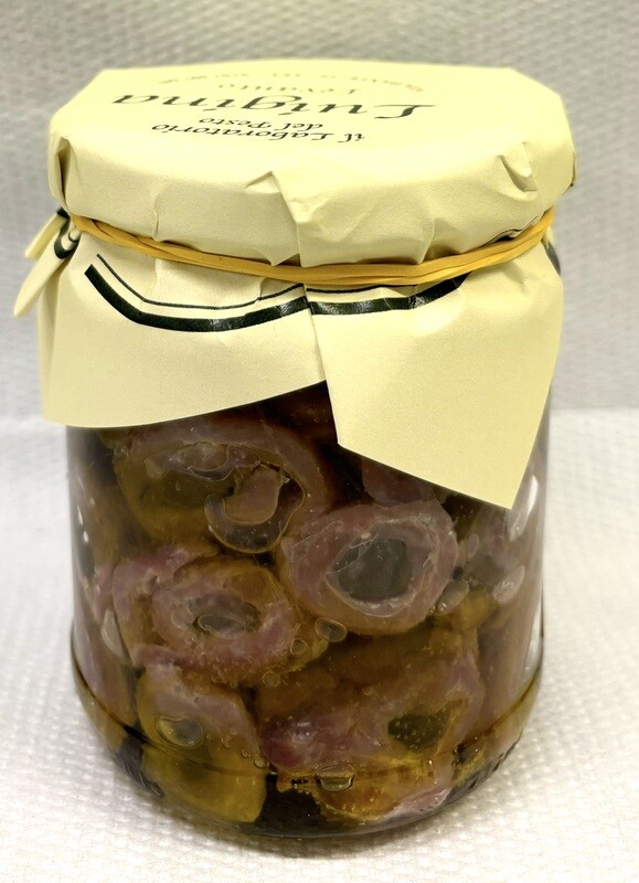 Filetti di acciughe arr. con cappero