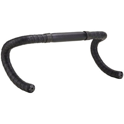 SUPACAZ Super sticky kush GRAVEL black handlebar tape 3.2mm with anodized plugs.