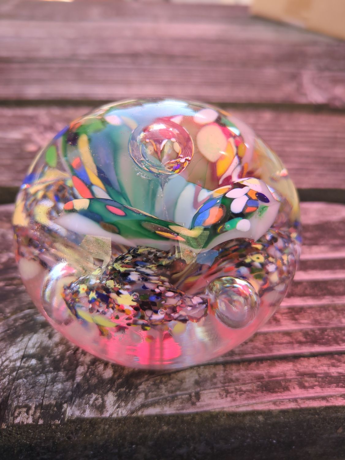 Sulfure en verre soufflé de Murano