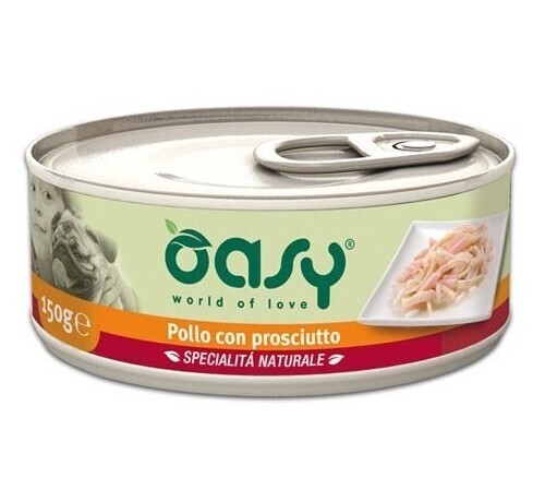 OASY pollo con prosciutto 150gm