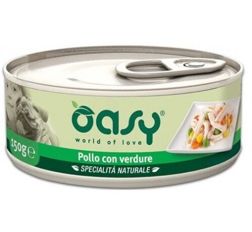 OASY pollo con verdure 150gm