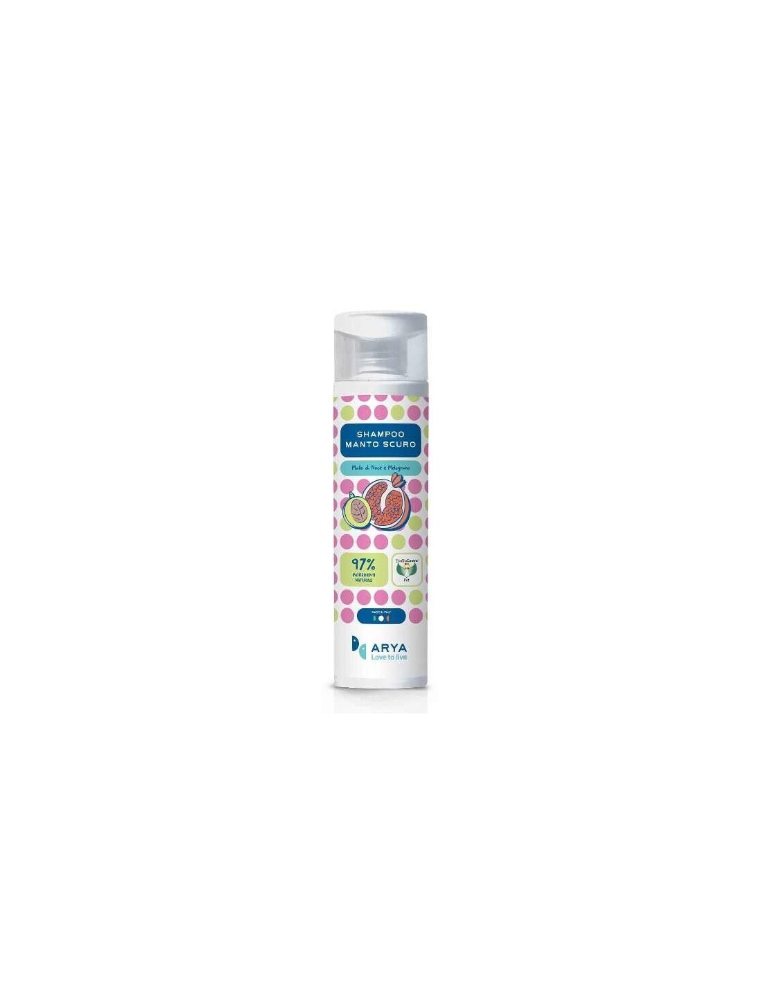 ARYA shampoo manto scuro noce e melograno