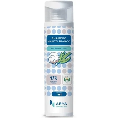 ARYA shampoo manto bianco fiori di cotone e salvia