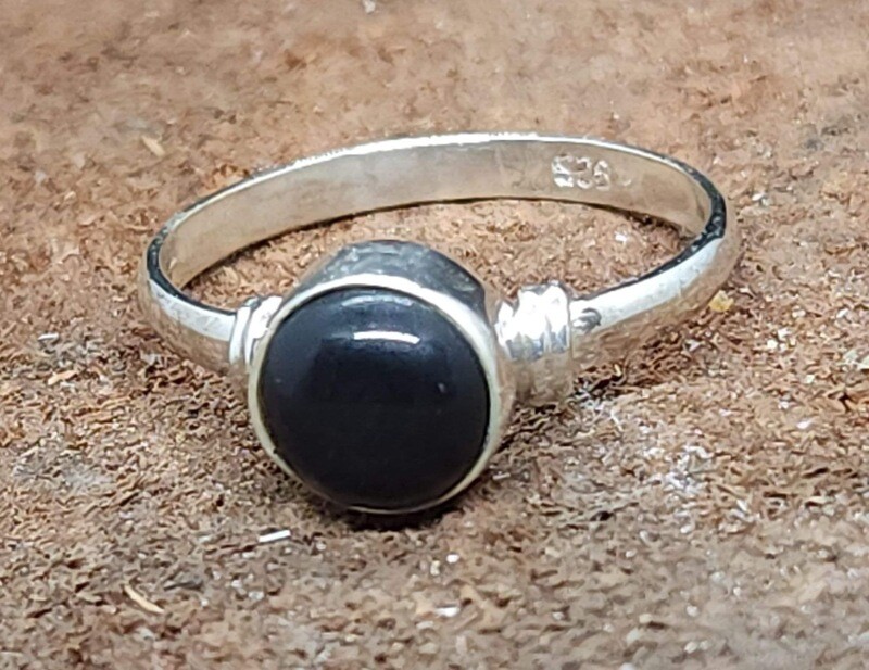 Sterling Silver Black Onyx Ring