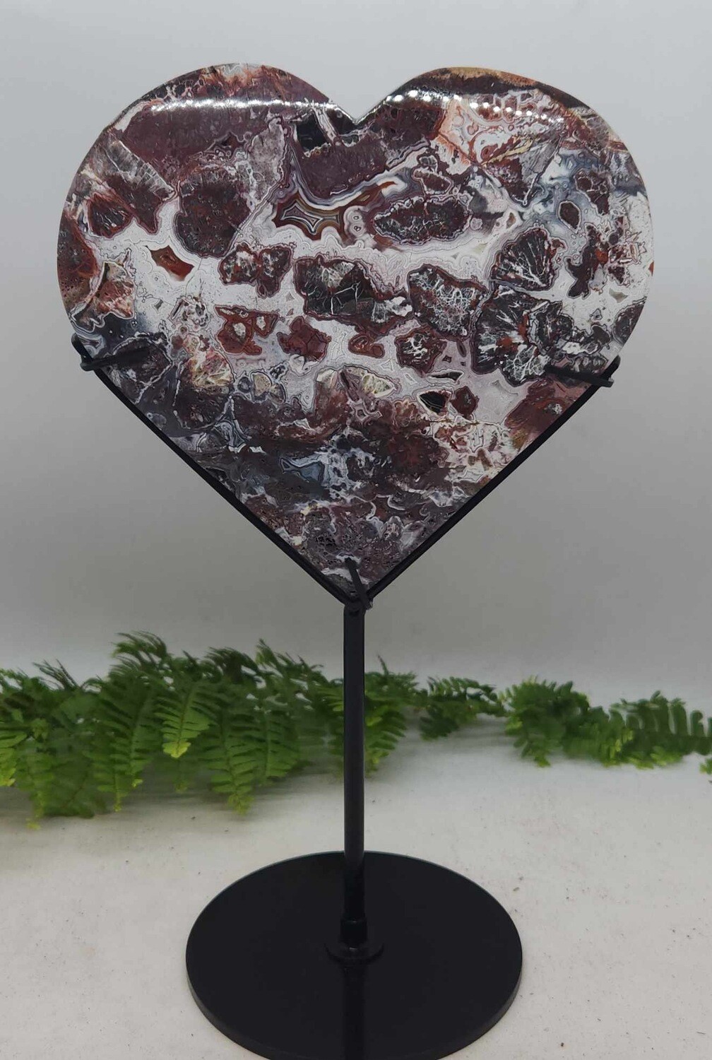 Mexican Agate Heart