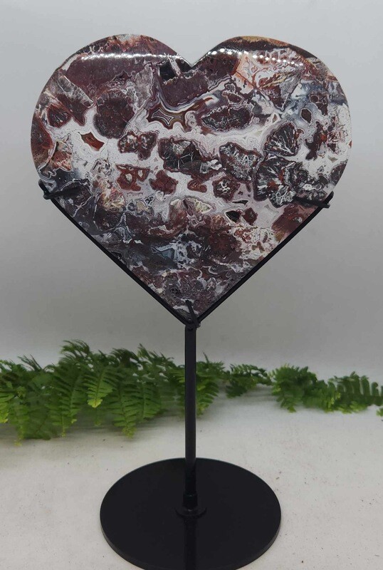 Mexican Agate Heart
