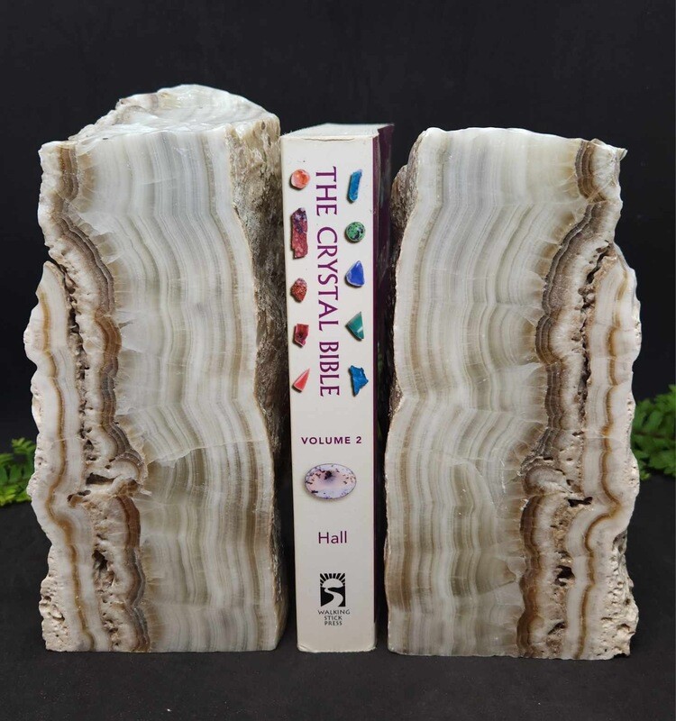 Pastel Aragonite Bookends