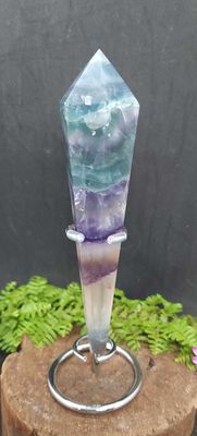 Rainbow Fluorite Wand