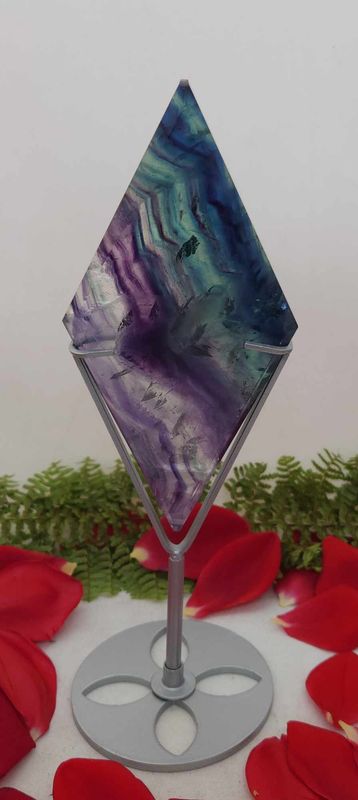 Rainbow Fluorite Diamond