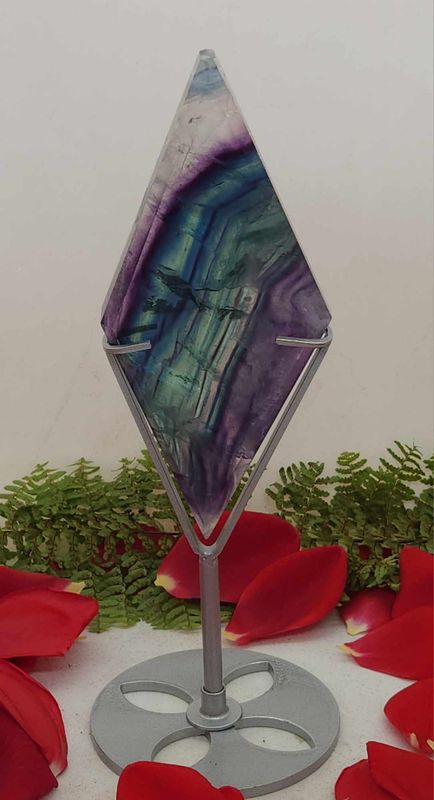 Rainbow Fluorite Diamond