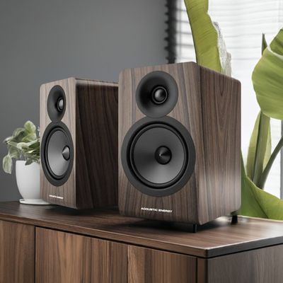 Acoustic Energy AE100 MK2 Bookshelf Speaker Walnut