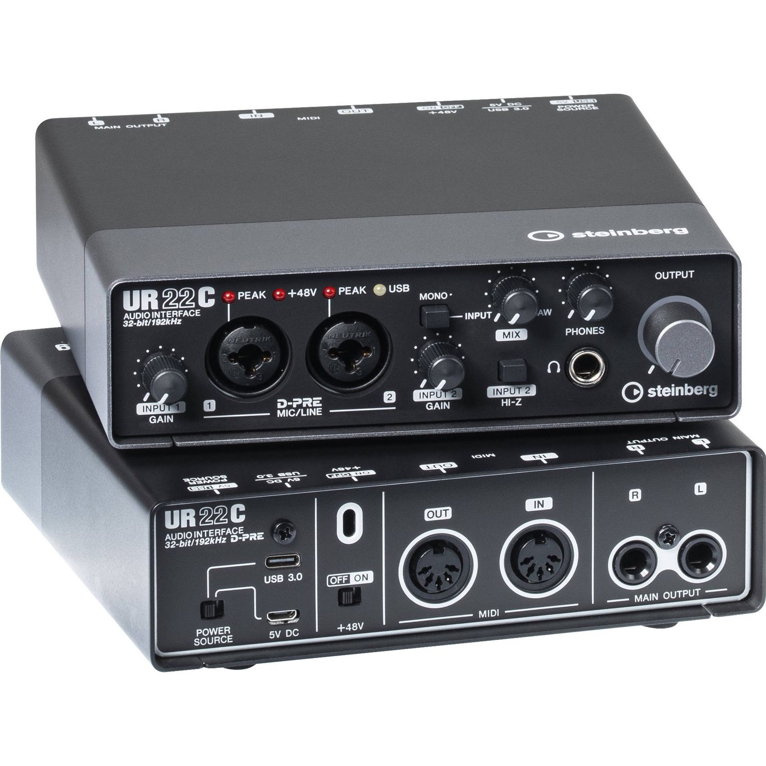 Steinberg UR22C 2x2 Audio Interface Certified Refurbished
