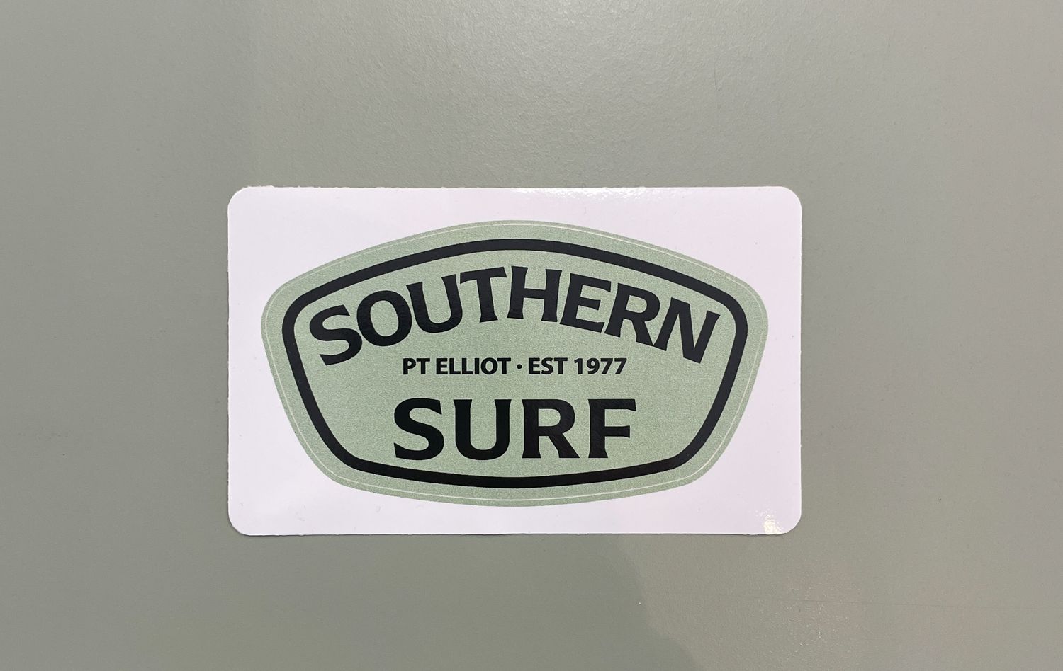 Southern Surf STICKER, Colour: Green