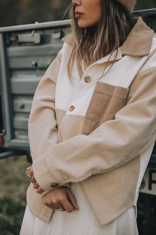 Ottway Creamwood Reis Cord Shirt/Jacket