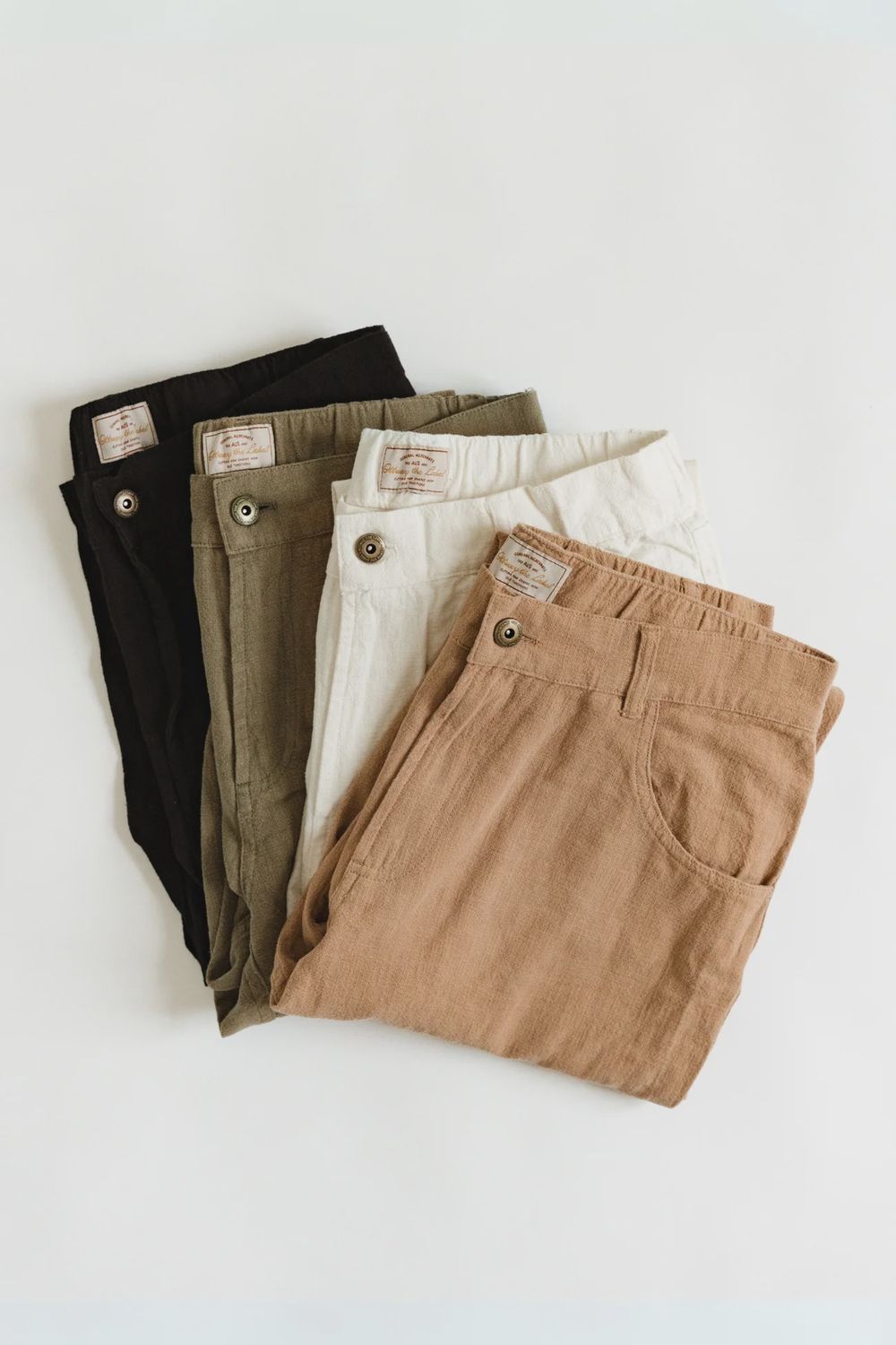 Ottway Miller - Unisex Textured linen Pants