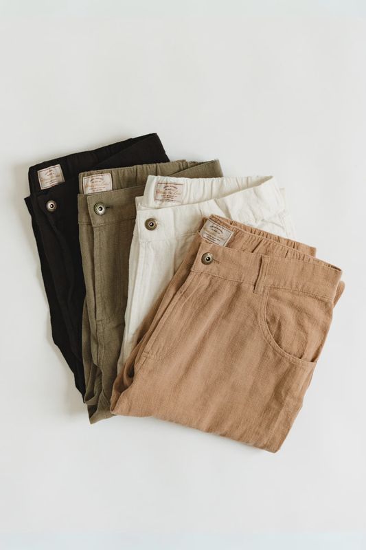 Ottway Miller - Unisex Textured linen Pants