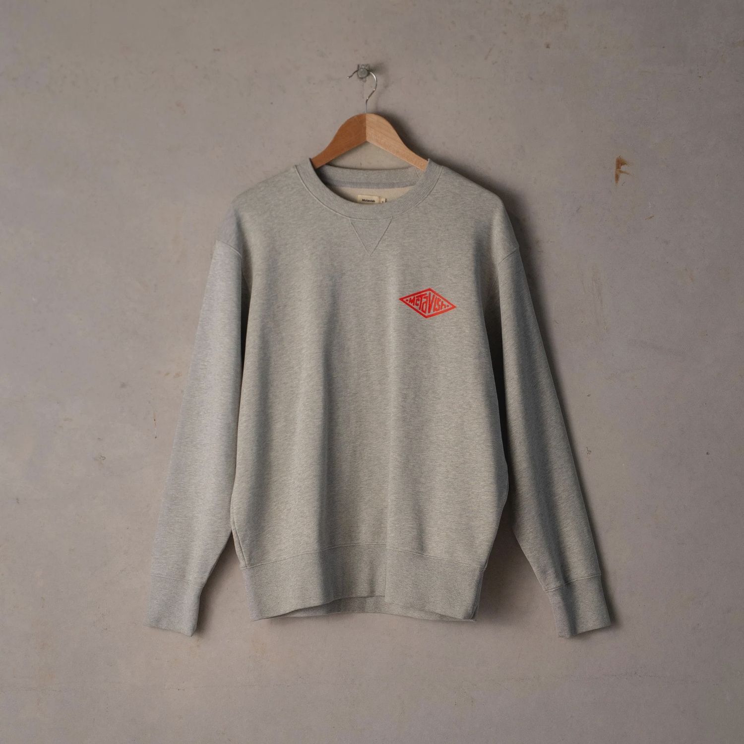 McTavish Diamond Crew, Colour: Grey, Size: Small