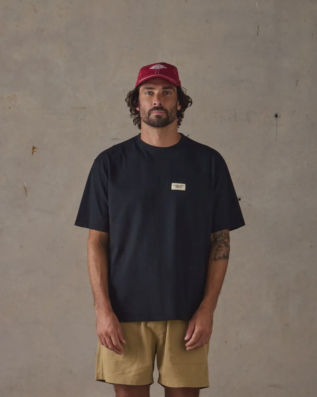 McTavish Boxy Hotline Tee, Colour: Black, Size: Small