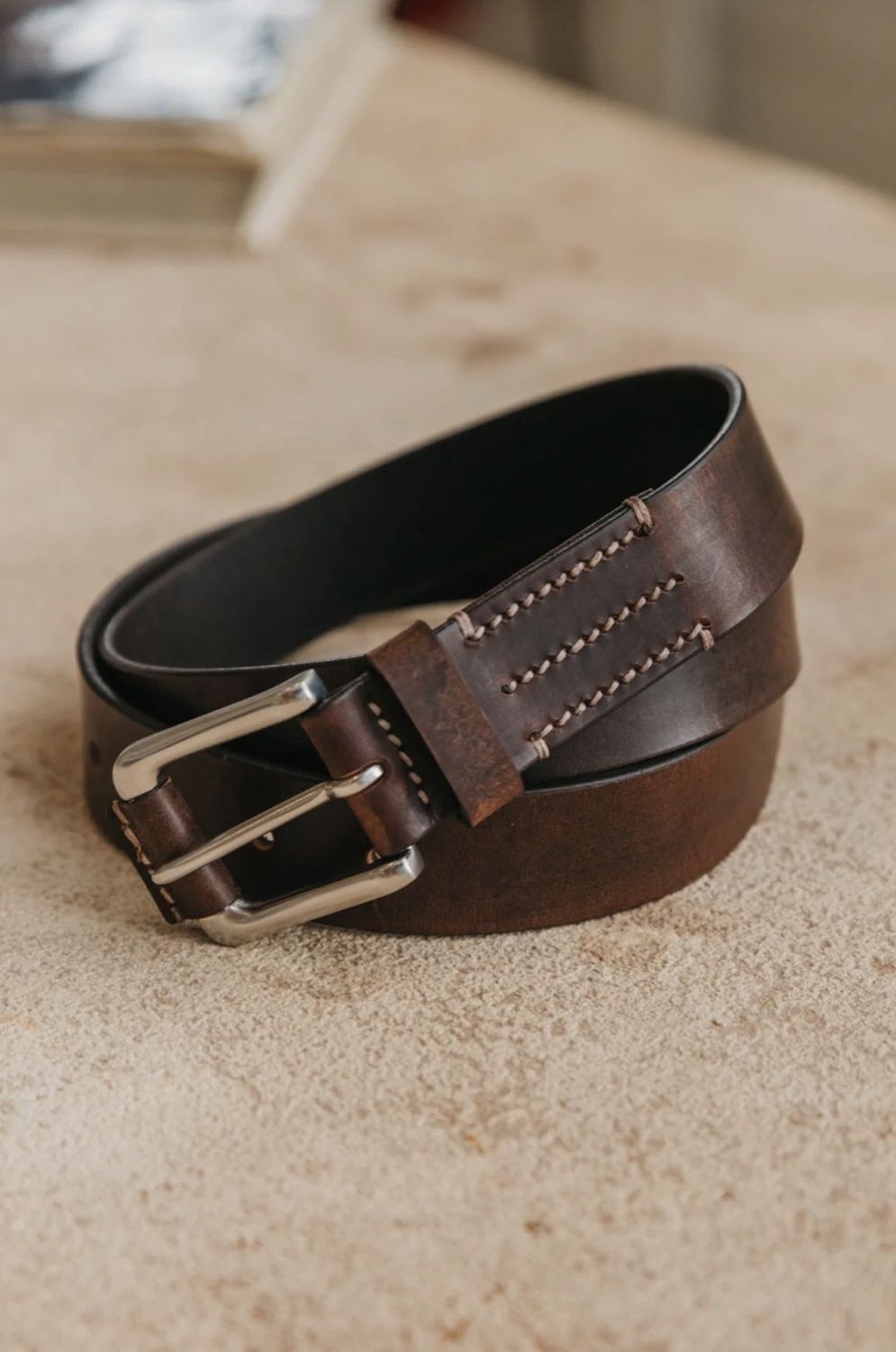 Ottway Tucker Brown Leather Belt