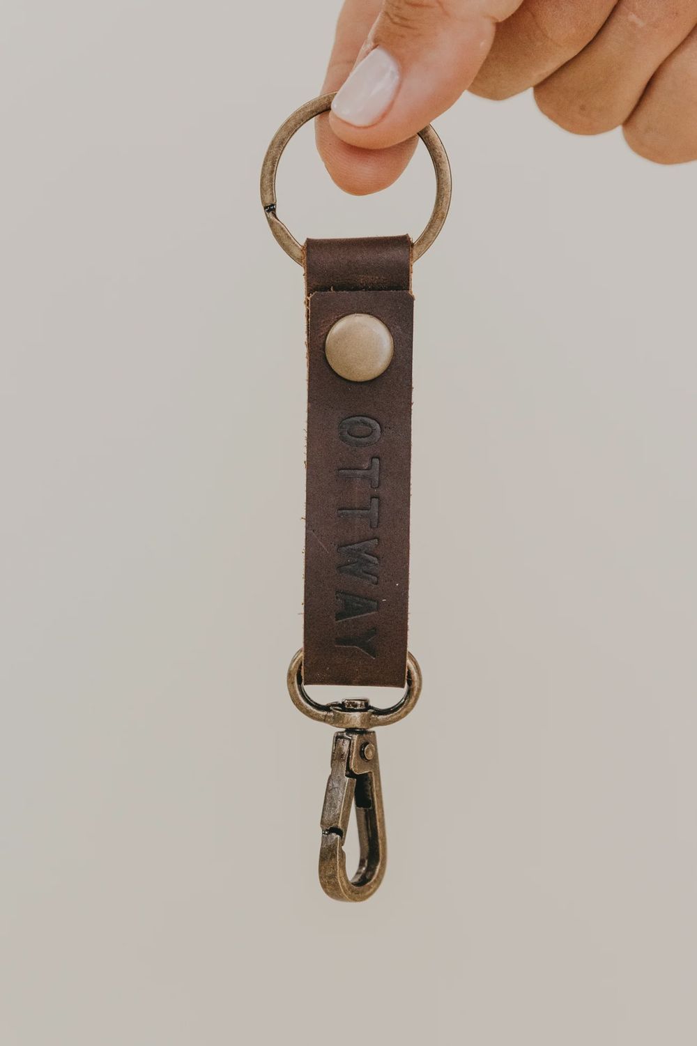 Wander Leather Key Ring Ottway