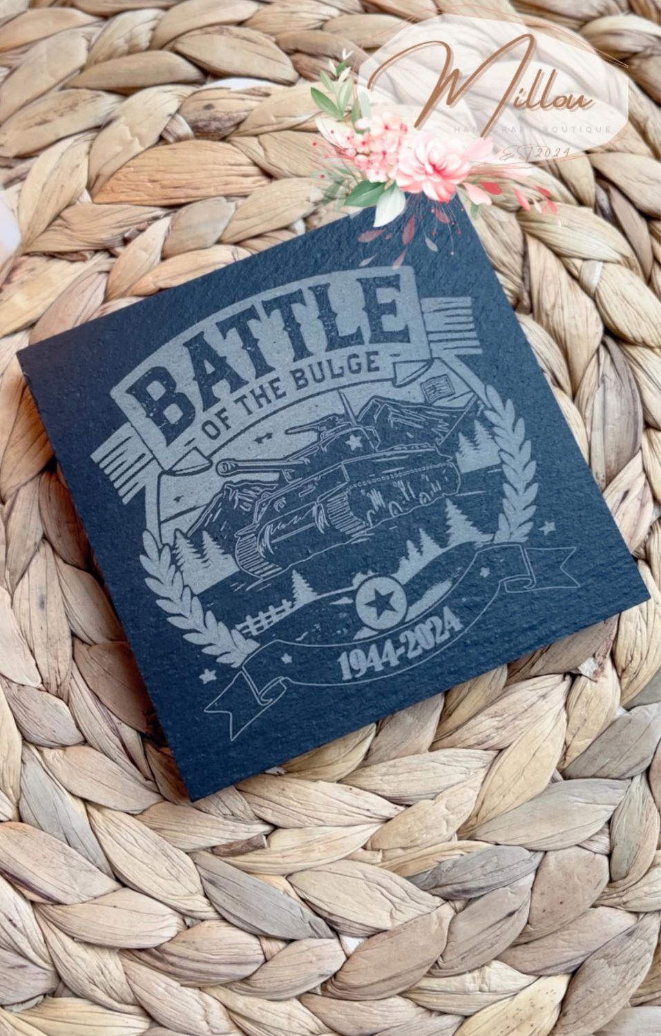 Sous-verre BATTLE OF THE BULGE 10x10cm