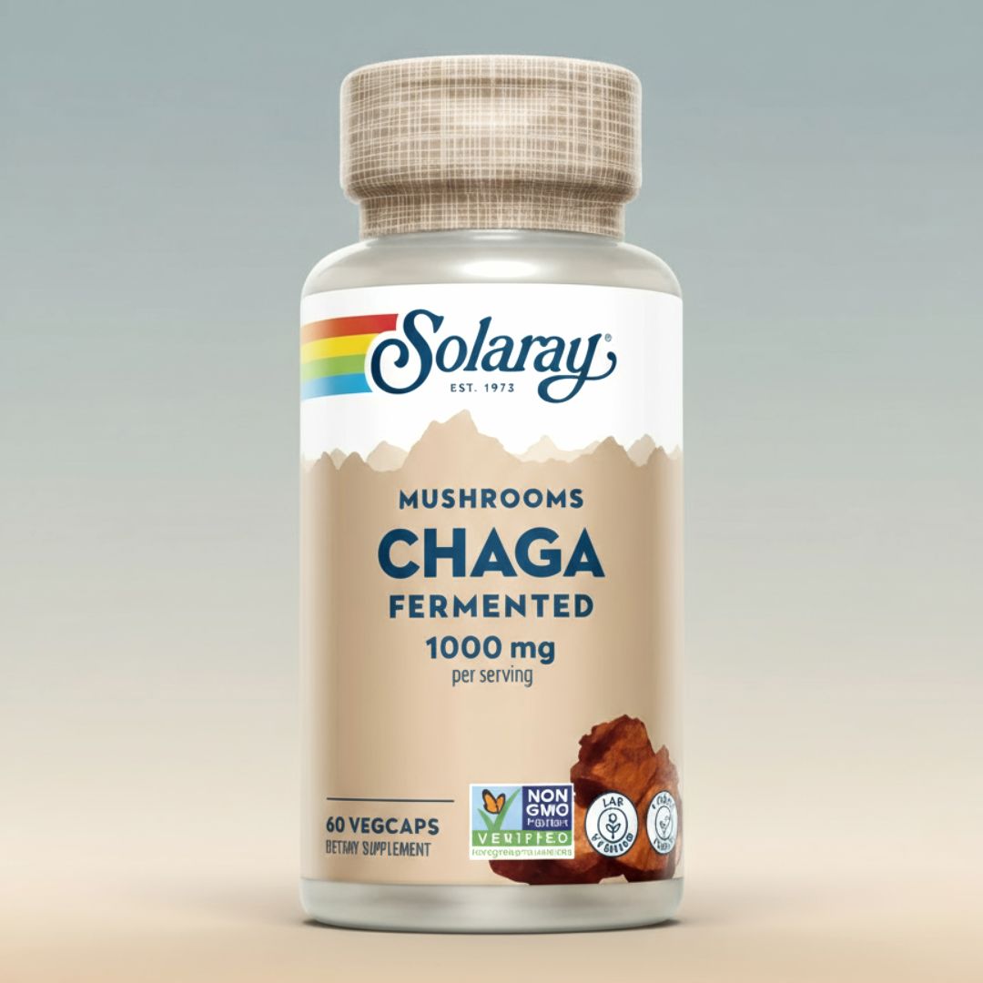 Solaray Fermented Chaga Mushrooms 1000 mg