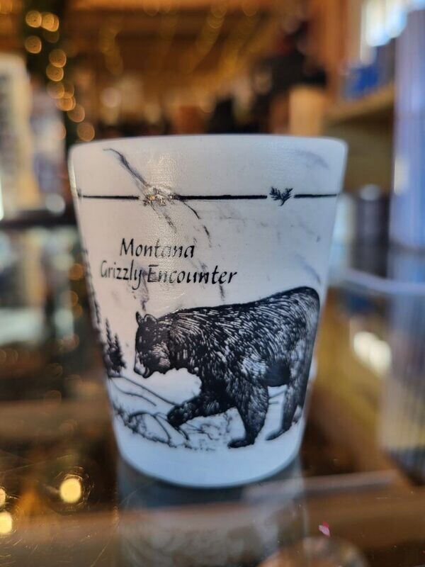 Marbled Ceramic Shot Glass