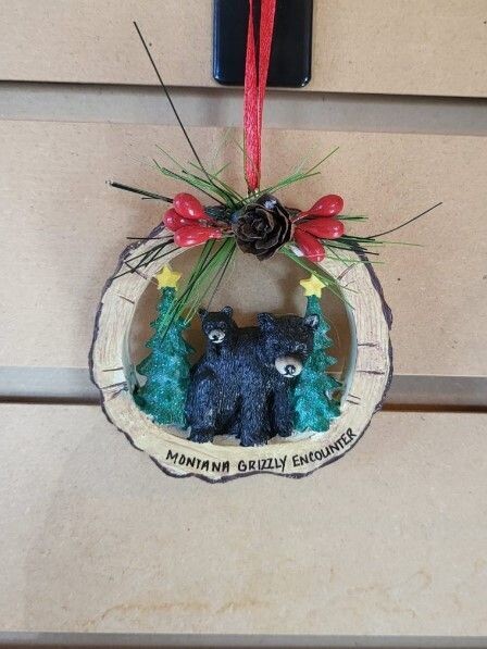 Wood Slice Wreath Ornament