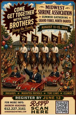 2026 Summer Midwest Shrine Association Event