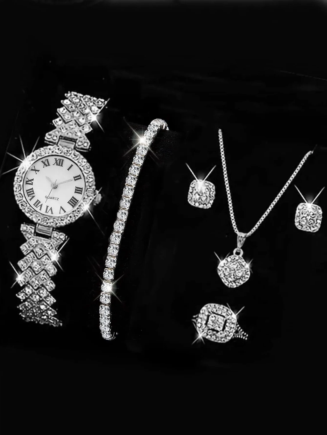 5PCS Set Watch Women