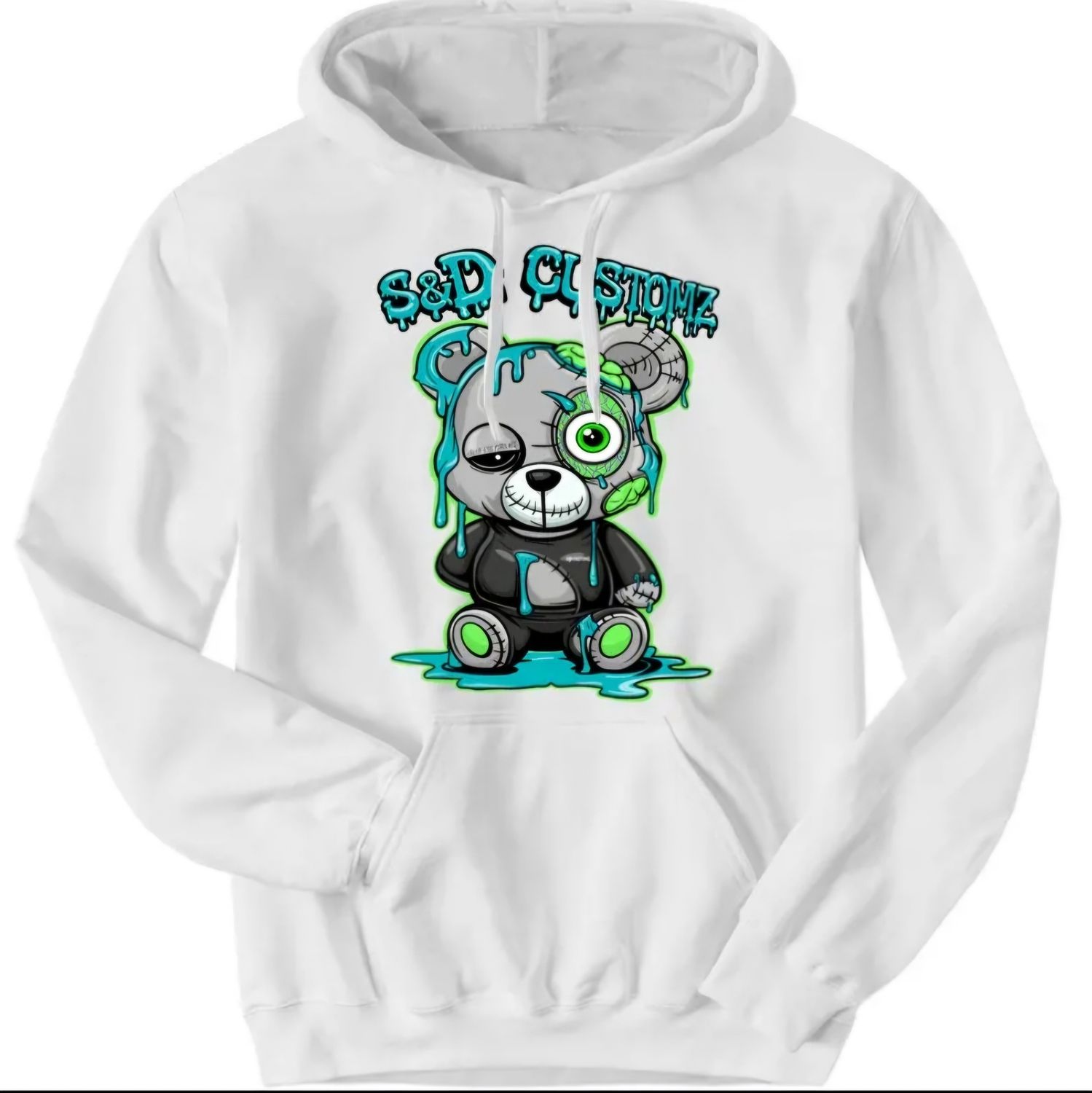 S&amp;D Customz Zombie Teddy Bear Hoodie (6 Color Variations)