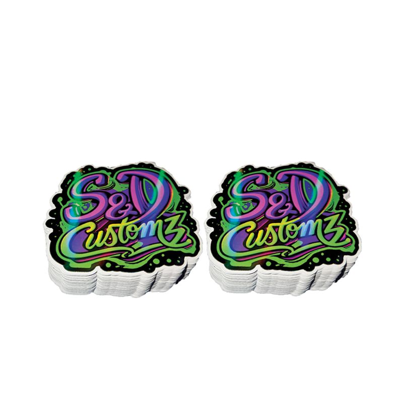 100 Stickers (Upload Your Design)