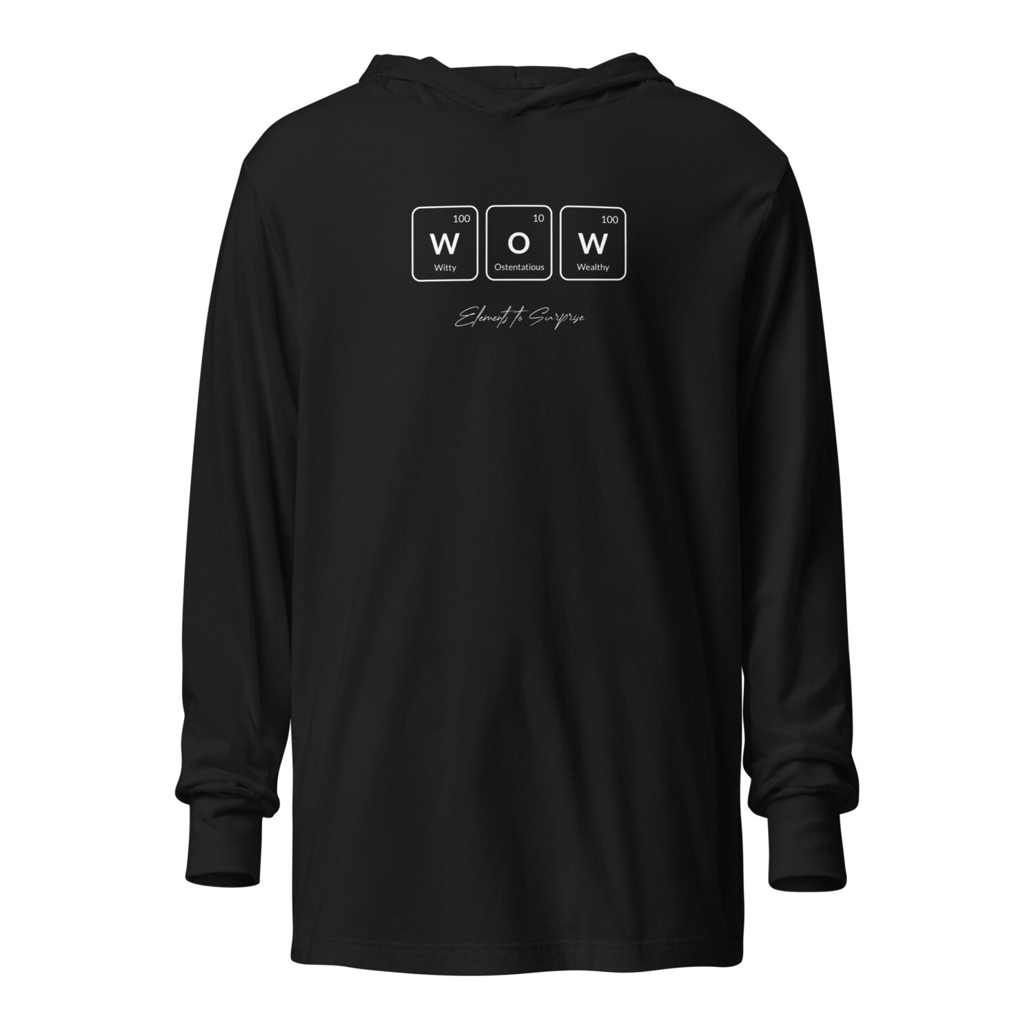 [WOW] Black + Color Hoodie
