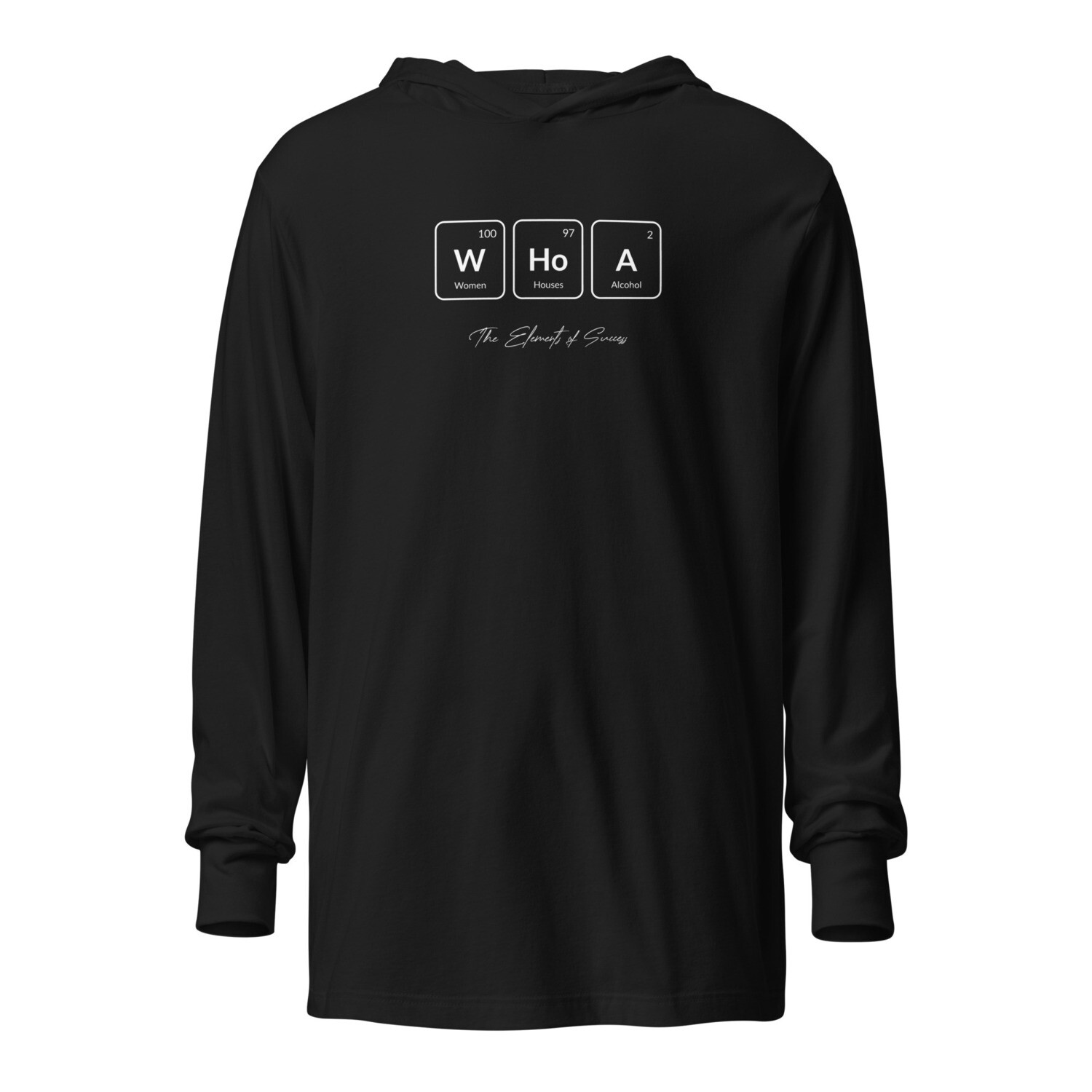 [WHOA] Black + Color Hoodie