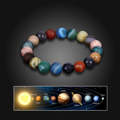 Original Universe Solar Chakra Bracelet Jewelry for Men Women Handmade.