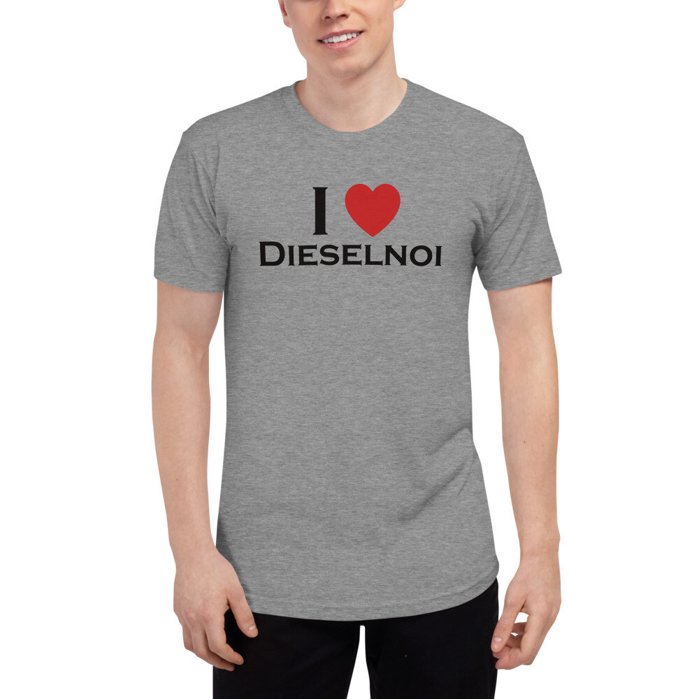 I Heart Dieselnoi (Light), incls XS - Tri-Blend Track Shirt variation