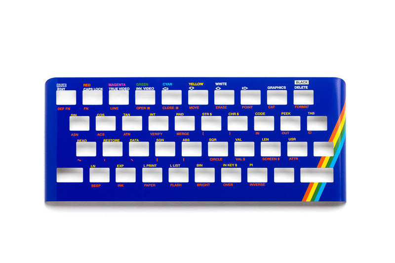 Zx Spectrum 48k keyboard cover faceplate