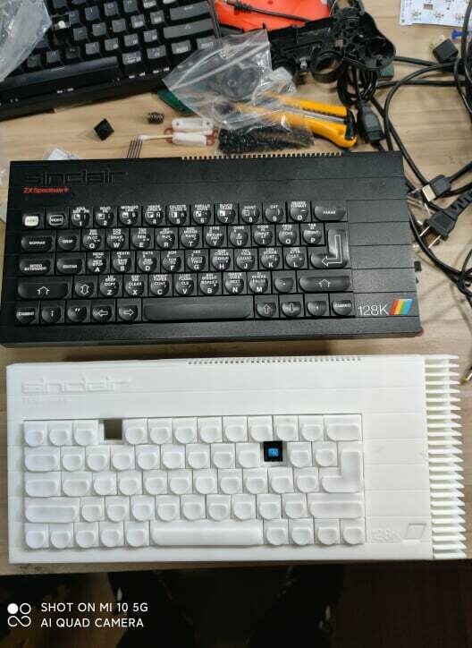 Kee PC Toastrack case / ZX 48K+ case with profesional kailh linear and