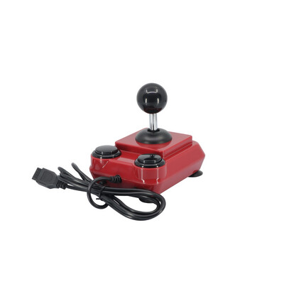 ArcadeR 9 pin ATARI standard Joystick With new extra soft and durable cable (Dark Red)