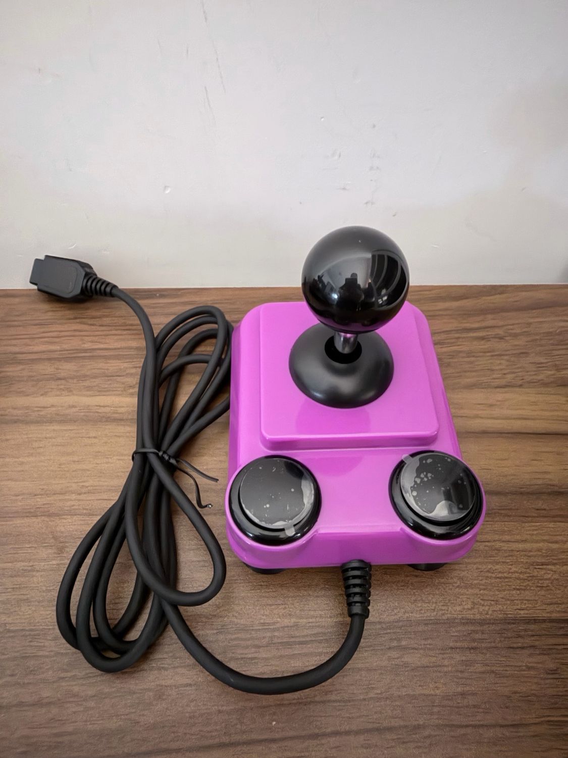 ArcadeR 9 pin ATARI standard Joystick With new extra soft and durable cable （Purple）