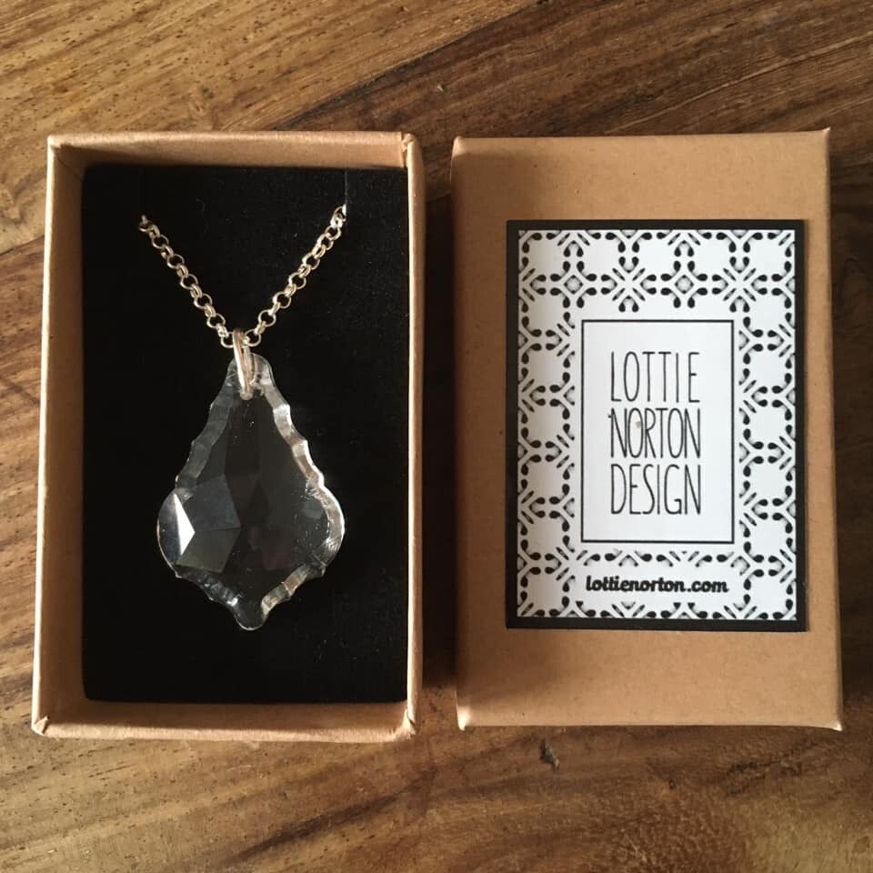 Upcycled Chandelier Crystal Necklace Upcycled Chandelier Crystal Necklace