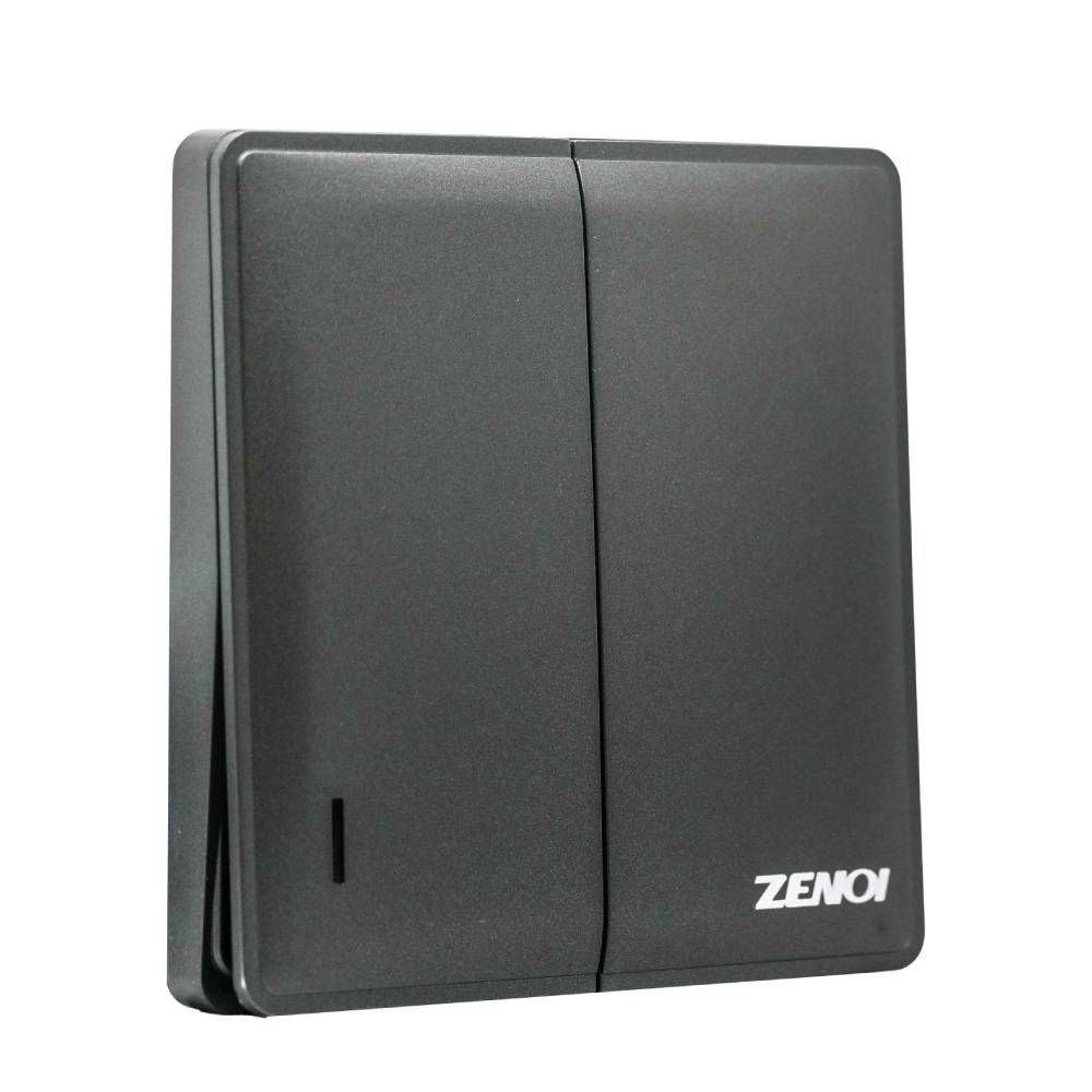 ZENOI MODULAR SWITCH TWO GANG - ONE WAY