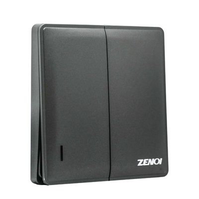 ZENOI MODULAR SWITCH TWO GANG - ONE WAY