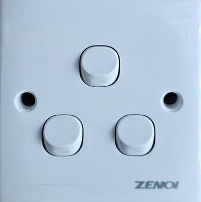ZENOI NORMAL SWITCH THREE GANG - ONE WAY