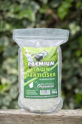 Premium Lawn Fertiliser - 3kg