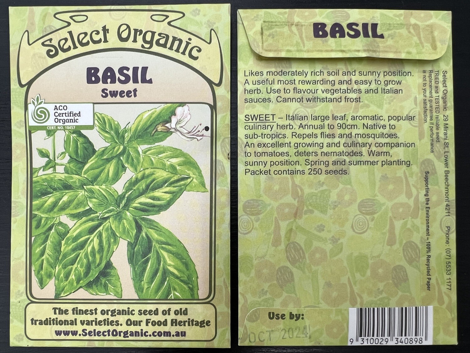 Select Organics Seeds