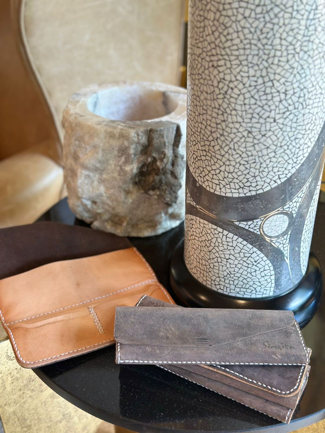 Wallet Leather Travellers Oil