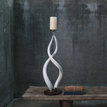Candle holder kudu core